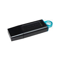 Флэш-накопитель Kingston 64Gb USB3.2 Gen1 Data Traveler Exodia (Black+Teal) комплект 2шт. DTX/64GB-2P