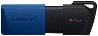 Флэш-накопитель Kingston 64Gb USB3.2 Gen1 Data Traveler Exodia M (Black+Blue) DTXM/64GB