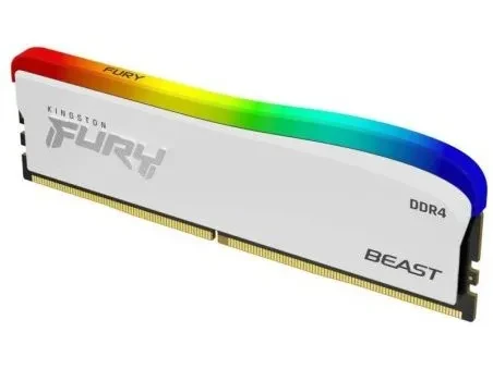 Модуль памяти Kingston Fury Beast White RGB KF432C16BWA/8 DDR4 DIMM 8Gb 3200 MHz CL16 KF432C16BWA/8