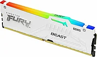 Модуль памяти Kingston Fury Beast White RGB EXPO KF556C36BWEA-16 DDR5 DIMM 16Gb 5600 MHz CL36 KF556C36BWEA-16