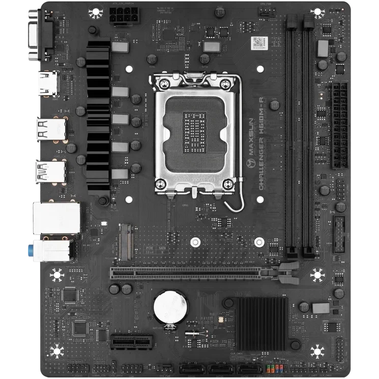 Материнская плата MaxSun Challenger H610M-R, фото 1
