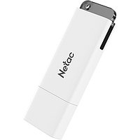 Флэш-накопитель Netac U185 USB3.0 Flash Drive 64GB up to 130MB/s white with LED indicator