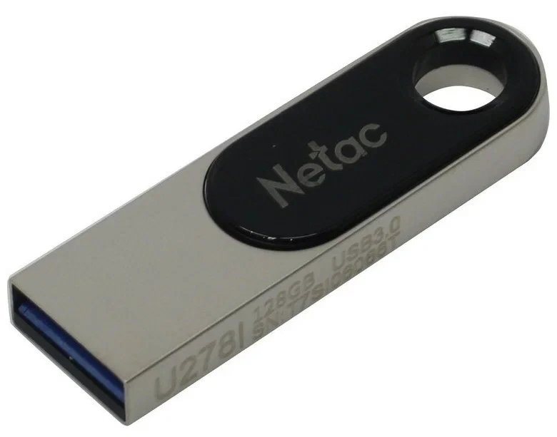 Флэш-накопитель Netac U278 USB3.0 Flash Drive 128GB up to 130MB/s aluminum alloy housing NT03U278N-128G-30PN - фото 1 - id-p116500776