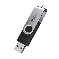 Флэш-накопитель Netac U505 USB3.0 Flash Drive 128GB up to 130MB/s ABS+Metal housing NT03U505N-128G-30BK