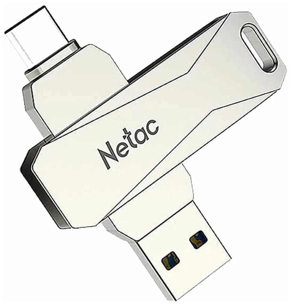 Флэш-накопитель Netac U782C USB3.0+TypeC Dual Flash Drive 128GB up to 130MB/s NT03U782C-128G-30PN - фото 1 - id-p116500785