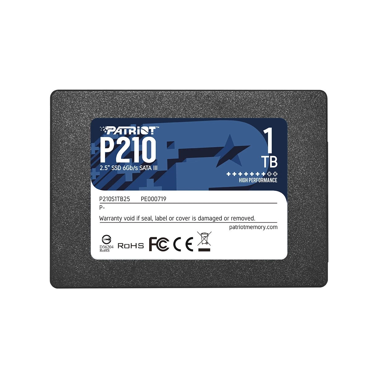 Твердотельный накопитель SSD 1 TB SATA Patriot P210 P210S1TB25