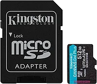 Карта памяти MicroSD Kingston Canvas Go! Plus 512GB SDCG3/512GB