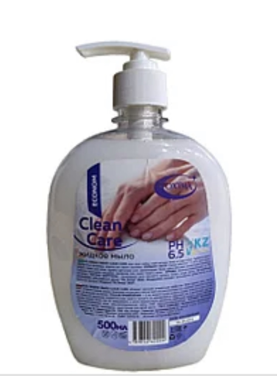 Жидкое мыло для рук Oxima Clean Care Эконом с дозатором, 0,5 л - фото 1 - id-p63801193