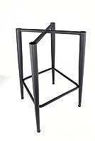 Основание барного стула, сталь, высота 70 см, черный мат