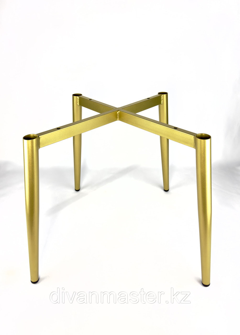 Основание стула, сталь, высота 42 см, под золото, фото 1