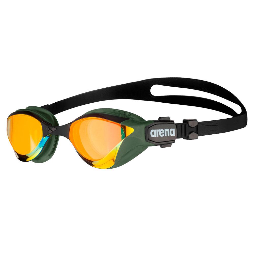 Очки для плавания Arena Cobra Tri Swipe Mirror yellow copper army