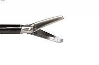 Вставка-ножницы монополярные (с двумя подвижными изогнутыми укороченными браншами)