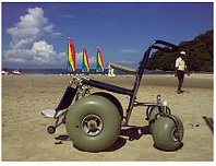 Кресло-коляска повышенной проходимости с колесами низкого давления Hercules