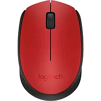 Мышь компьютерная Mouse wireless LOGITECH m170red