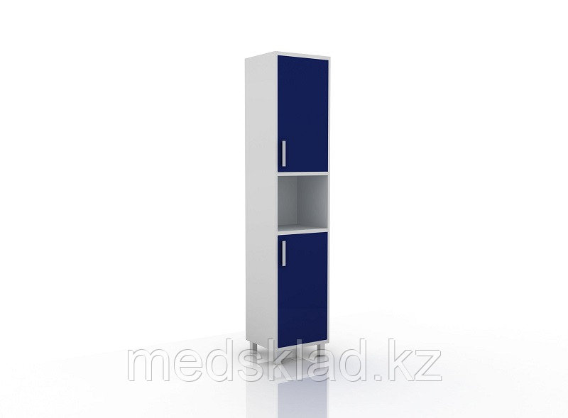 Шкаф для документов (верх и низ глухие дверцы, в средней части ниша открытая) 105-001-17 - фото 2 - id-p116634873
