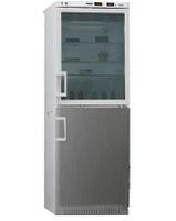 Холодильник фармацевтический двухкамерный ХФД-280(ТС) (140/140 л) с дверью из металлопласта и с тонированной