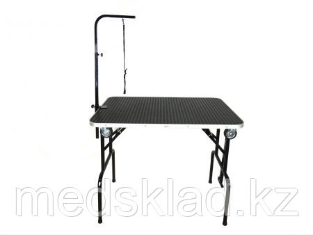 Стол для груминга S1 складной с колесами (90 х 60 см) - фото 1 - id-p116633495