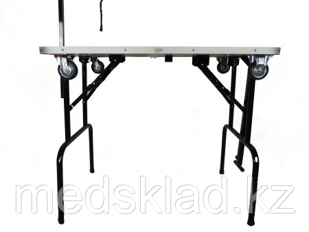 Стол для груминга S1 складной с колесами (90 х 60 см) - фото 2 - id-p116633495
