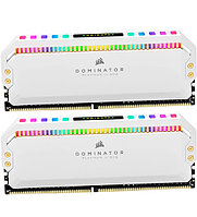 Оперативная память Corsair Dominator Platinum RGB (CMT16GX4M2E3200C16W) 16 ГБ белый