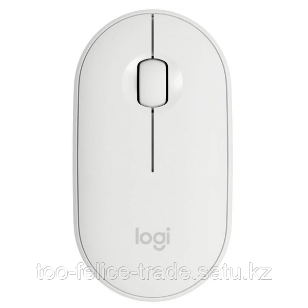 LOGITECH M350S Pebble 2 Bluetooth Mouse - TONAL WHITE - фото 1 - id-p116418063