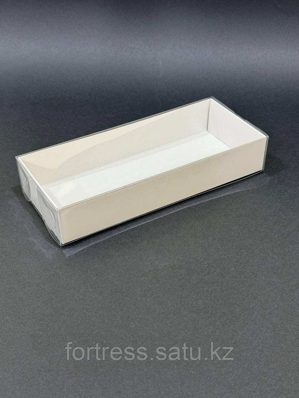 Коробка с прозрачной крышкой 19,5*8*3,5см, дно белая - фото 3 - id-p90218856