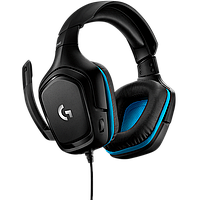 LOGITECH G432 Wired Gaming Headset 7.1 - LEATHERETTE - BLACK/BLUE - USB