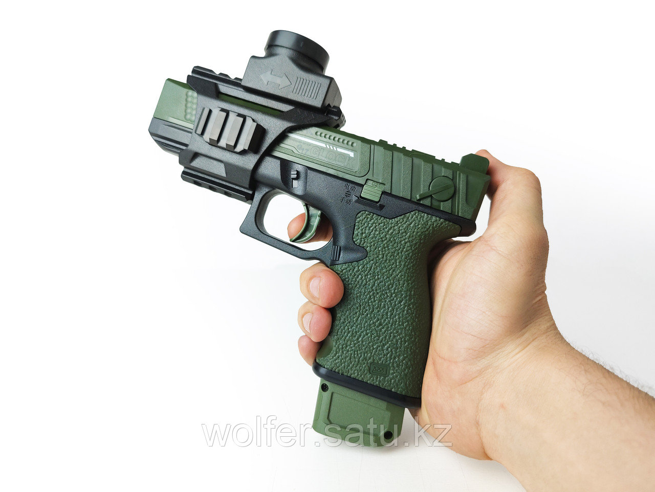 Пистолет Glock J-shot Орбиз / зеленый - фото 2 - id-p116635770