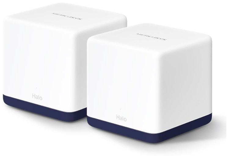 Домашняя Mesh Wi-Fi система GbE AC1900 Mercusys Halo H50G (2-pack) 1300Mbps 5GHz,600Mbit 2.4GHz,3GbE