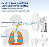 Меш ингалятор небулайзер для детей и взрослых от компании Mesh nebulizer., фото 5