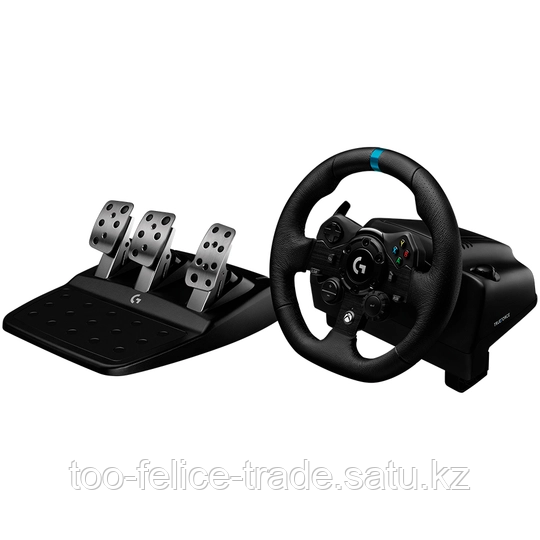 LOGITECH G923 Racing Wheel and Pedals - PC/XB - BLACK - USB - фото 1 - id-p116417849