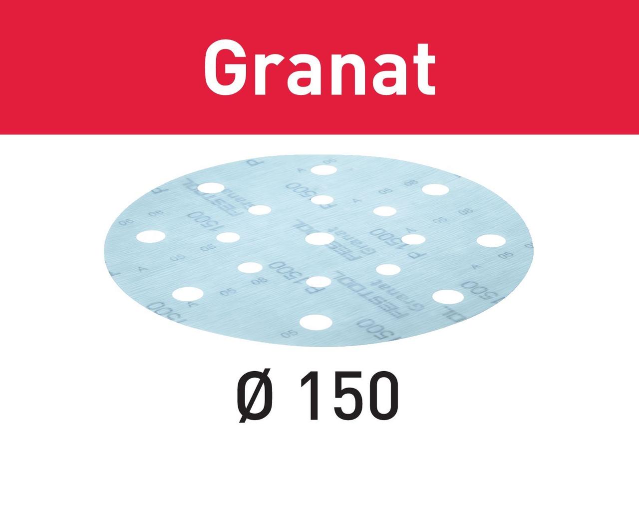 Шлифовальная бумага Granat P 1000, 50 шт. STF D150/16 496990 - фото 1 - id-p111143960
