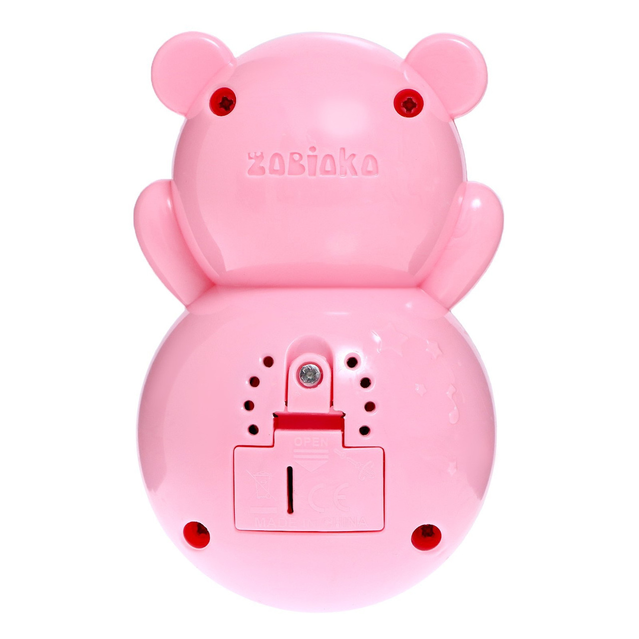 Zabiaka Развивающая игрушка неваляшка «Милый малыш Мишка» розовый - фото 4 - id-p116285154