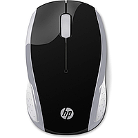 Оптическая беспроводная мышь HP 2HU84AA, 200 Pike Silver, 1000 dpi, USB, 2.4 ГГц, серебристый