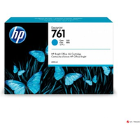 Картридж HP CM994A, №761, 400 мл, для HP Designjet T7100(CQ105A), голубой