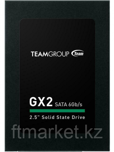 Твердотельный накопитель  256GB SSD TeamGroup GX2  2.5” SATA3 R500Mb/s, W400MB/s T253X2256G0C101, фото 1