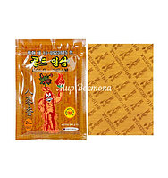 Противовоспалительный пластырь с красным женьшенем Gold Insam (30 г, Южная Корея)