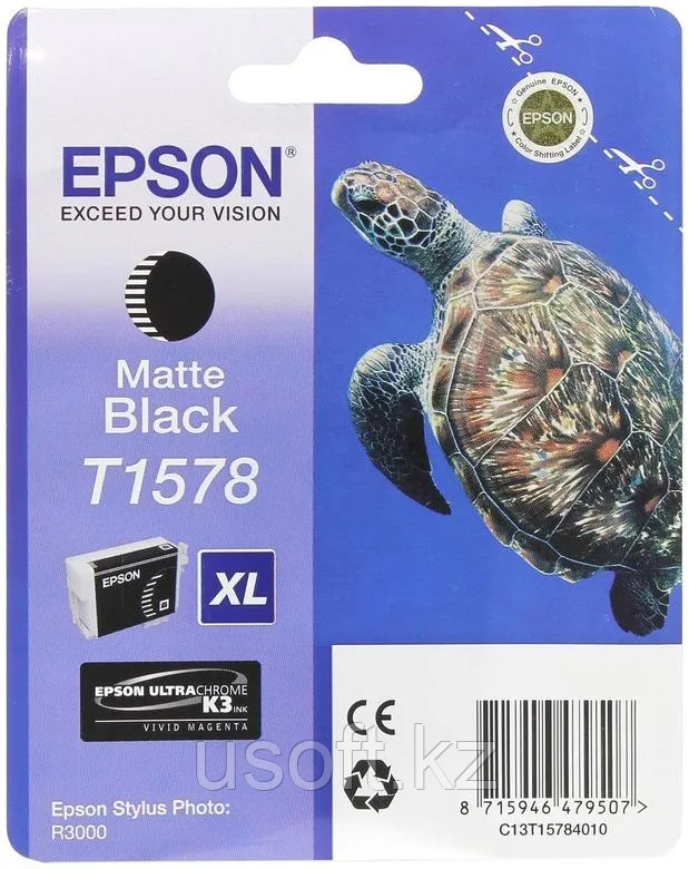 Картридж Epson C13T15784010 R3000 матовый черный