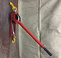 Лебедка рычажная ручная ЛР-1.6 с тросоукладчиком и центровиком тип Скоба ОРИГИНАЛ пр-во Россия