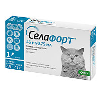 Селафорт для кошек массой 2,6-7,5 кг