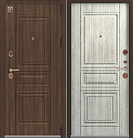 Дверь входная LUX-4 Медный муар/Вайлд - дуб полярный нерж.порог 960