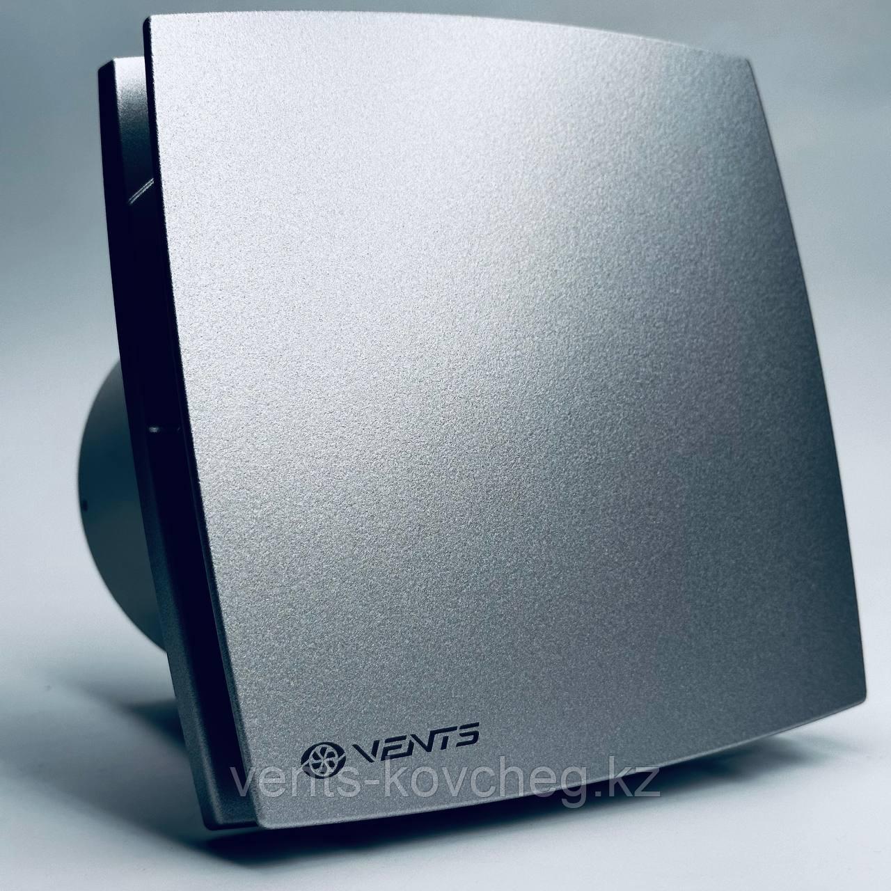 Вентилятор серебристый Вентс 100 ЛД Алюмат Шығарылатын желдеткіш күміс - фото 2 - id-p45605032