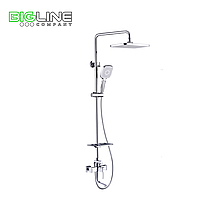 Смеситель LEMARK LM0562C Evitta для ванны и душа с регулируемой высотой штанги