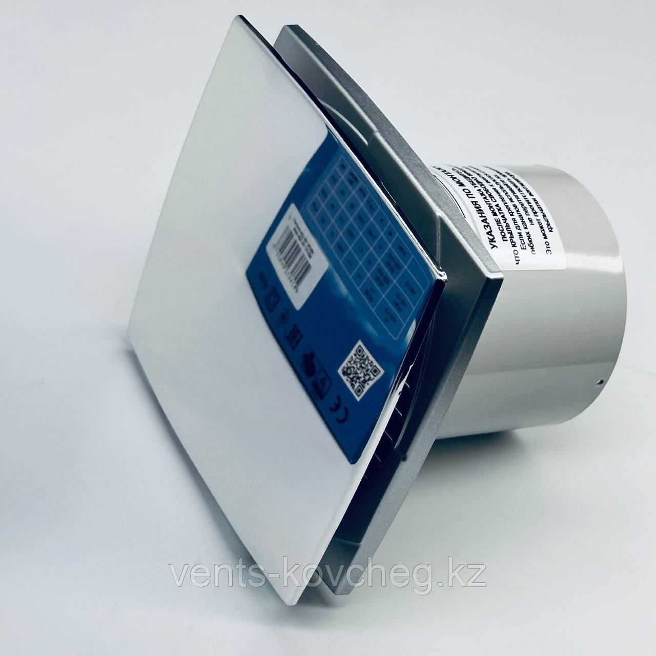 Вентилятор с панелью Вентс 100 ЛДА хром хром беткі панелі бар сору желдеткіші - фото 5 - id-p113421775