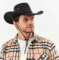 Карнавальная шляпа ковбоя (черная)