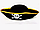 Карнавальная Шляпа Пирата (черная), фото 4