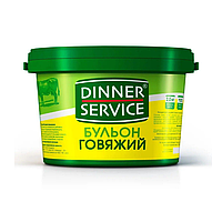 Говяжий бульон (с натуральной говядиной) DINNER SERVICE/Халяль, пластиковое ведро 2 кг