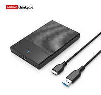 Корпус (кейс) LENOVO K01-A для HDD / SSD 2.5" USB 3.0 (черный)