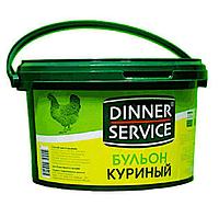 Куриный бульон (с натуральной курицей) DINNER SERVICE /Халяль, пластиковое ведро 2 кг