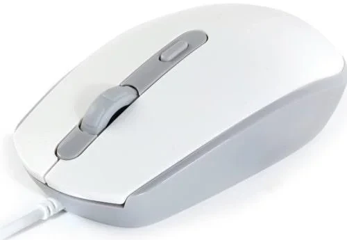 Мышь оптическая проводная Smartbuy ONE 280, бело-серая, USB (SBM-280-WG)