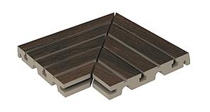 WOOD LIZANA Nogal Ángulo rejilla izda/dcha2 24,5x33 cm